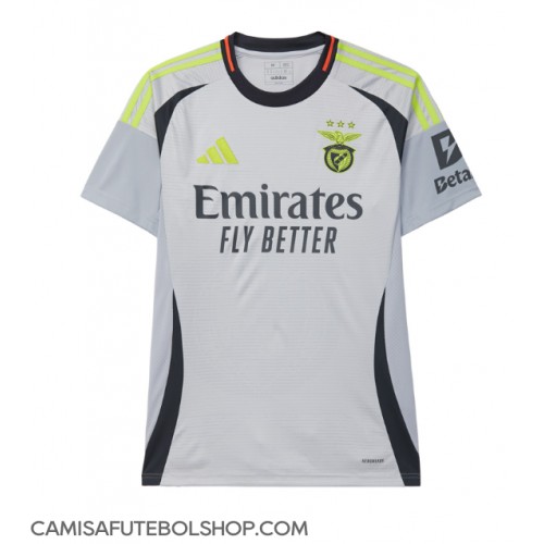 Camisa de time de futebol Benfica Replicas 3º Equipamento 2024-25 Manga Curta